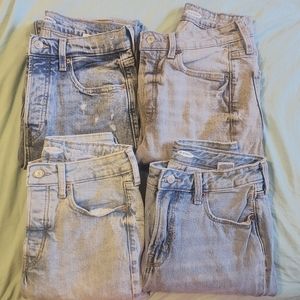 Lot of size 2 old navy jeans